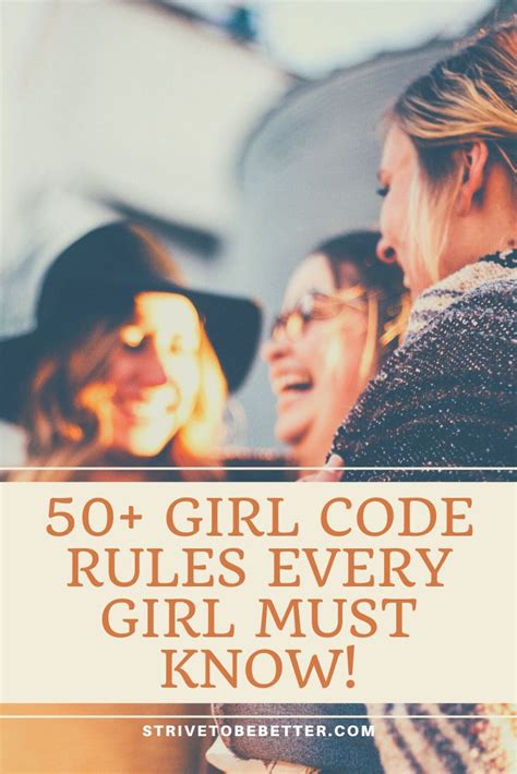 50 Girl Code Rules Every Girl Must Know Girl Code Rules Girl Code
