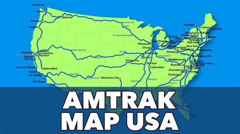 Amtrak Map Usa Routes And How To Plan A Trip Travelideas