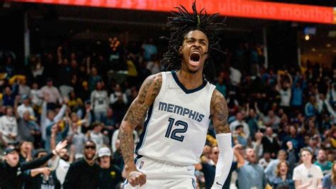 Ja Morant Of Memphis Grizzelies