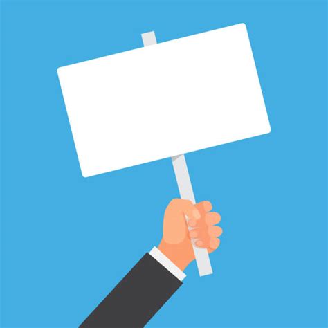 Picket Sign Illustrations Royalty Free Vector Graphics And Clip Art Istock