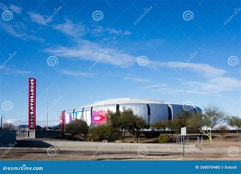 Arizona 2023 Super Bowl Lvii Stadium In Glendale Sportsman`s Park