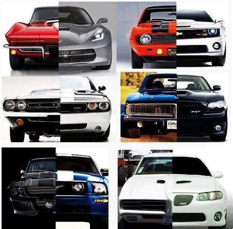 New School Vs Old School Muscle Cars Cars Trucks Classic Cars Muscle