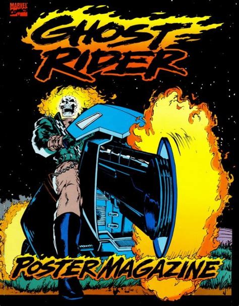 Ghost Rider Poster Magazine 1 Marvel Comics Comic Book Value And