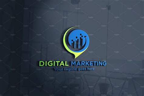 Digital Marketing Logo Branding And Logo Templates ~ Creative Market