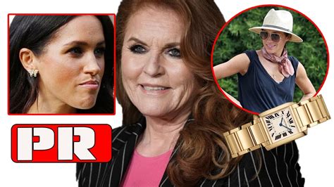 pr stunt sarah ferguson accuse meg of shade royal through diana 157k watch copy posing in