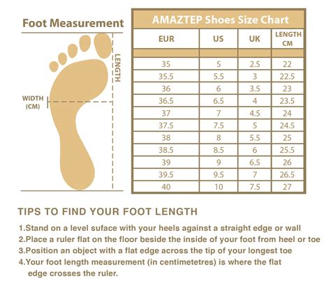 Foot Size To Height Chart