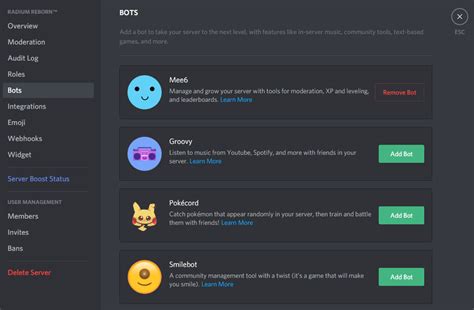 Discord bots can help you with organisational matters, diarising, playing music, making memes, banning troublemakers and a plethora of other tasks to make your server read our guide on how to add roles in discord , if you are unsure how to do this or aren't sure what roles are within discord. How To Add Bots To Your Discord Server