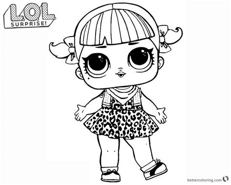 Lol Surprise Doll Coloring Pages Series 2 Cherry Free Printable