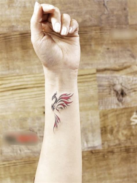 Cool Phoenix Tattoo Designs Small Phoenix Tattoos Wrist Tattoos For