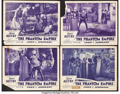The Phantom Empire Mascot 1935 Lobby Cards 4 11 X 14 Lot