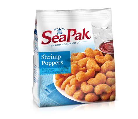 Seapak Shrimp Poppers With Oven Crispy Breading Frozen Seafood Snack