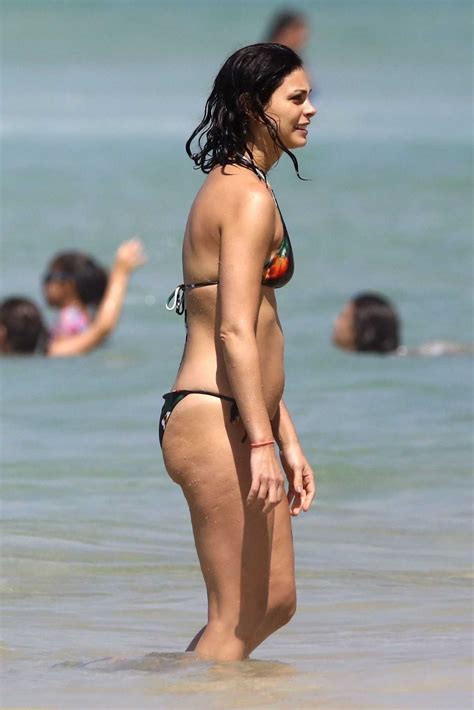 morena baccarin in bikini on the beach in brazil 02 03 2019 lacelebs co