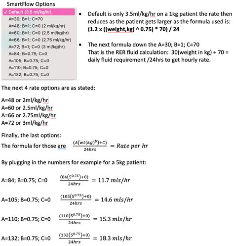 How Do We Calculate Fluid Rates Idexx Smartflow Support