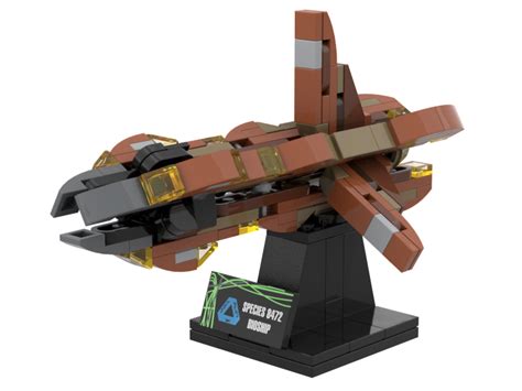 Species 8472 Bioship Lego Star Trek Model Ship Voyager Borg