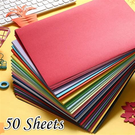 Color Hard Cardboard Thick Handmade Paper Thick Colored Paper A4 Paper