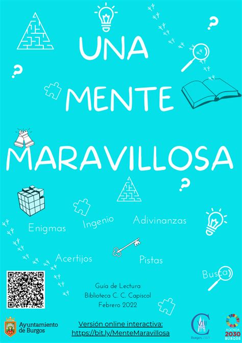 Una Mente Maravillosa GuÍas De Lectura Bibliotecas C Cívicos Burgos