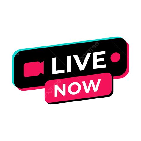 Live Now Button Vector Button Live Sticker Png And Vector With