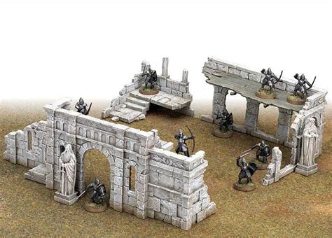 The Lord Of The Rings Armies Of Middle Earth Ruins Of Osgiliath