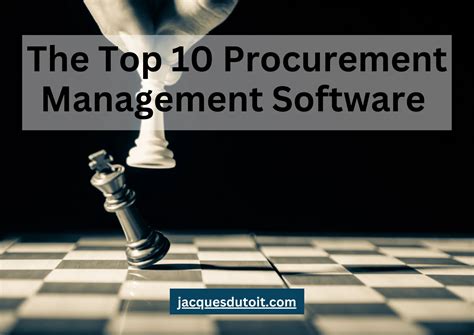 The Top 10 Procurement Management Software Solutions For 2023 Jacques