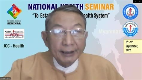 National Health Seminar 5th To 9th September 2022 Ministry Of