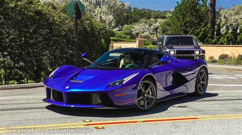 A collection of the top 39 blue ferrari wallpapers and backgrounds available for download for free. Electic Blue Ferrari LaFerrari | Monterey Carweek 2015 - YouTube