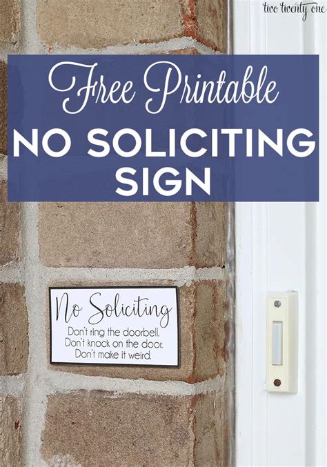 Free Printable No Soliciting Sign Printable Blank World