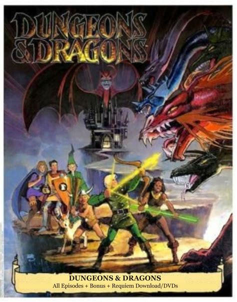Dungeons And Dragons Animated Tv Show 1983 1985 All Episodes Downl Rare