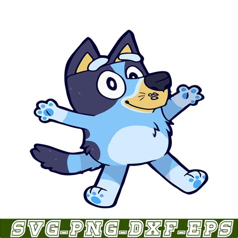 Funny Bandit Heeler SVG PDF PNG Bluey Character SVG Bluey Ca Inspire