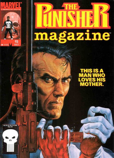 Marvel Comics Of The 1980s 1989 1990 The Punisher Magazine Covers