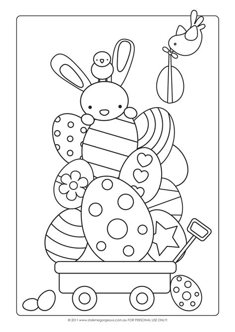 Free Coloring Pages For Easter Printable
