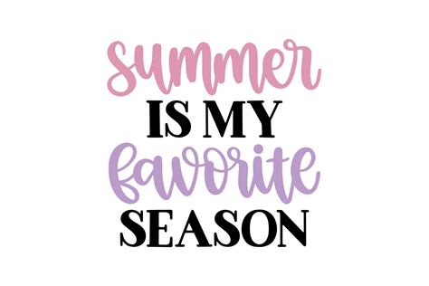 Summer Is My Favorite Season Graphic By Craftbundles · Creative Fabrica