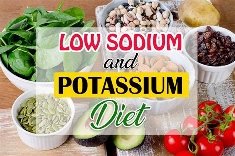 From raising your blood pressure to increa. Low sodium & potassium diet for Kidney patients | Low ...