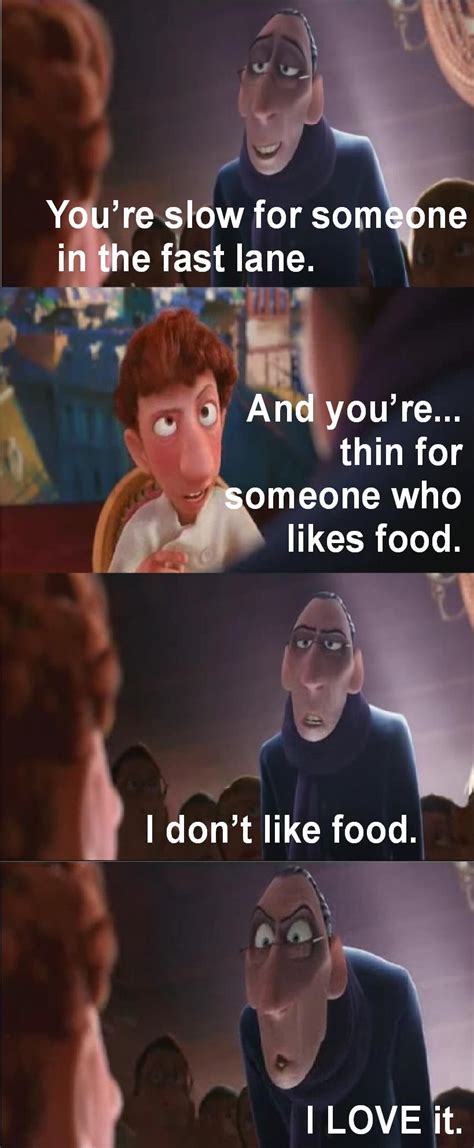 Disney movies have so much wisdom to offer. Disney Ratatouille funny #disney #ratatouille #funny 'your ...