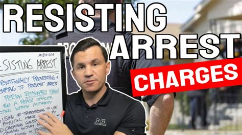 Resisting Arrest Charges In Arizona Youtube