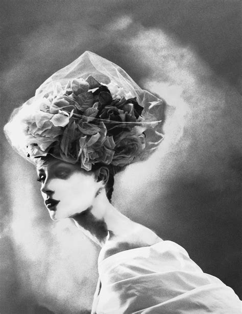 Lillian Bassman Night Bloom Olga Pantushenkova Hat By Christian