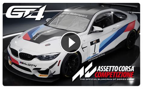 Assetto Corsa Competizione Gt Pack Dlc Introducing The Bmw M Gt My