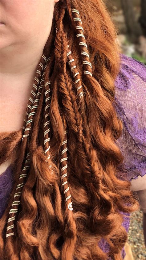 Why are the viking braids at the peak of their popularity now? Wedding Viking Hairstyle Female - Medieval Princess Braided Hairstyle. Kwenthrith from ...