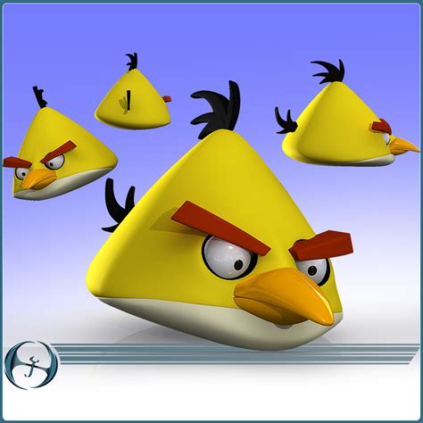 3ds Max Angry Bird Character Cartoon