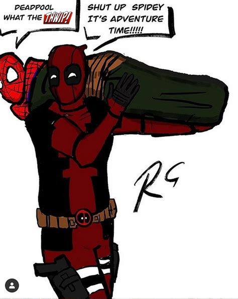 10 Pieces Of Spider Man And Deadpool Fan Art That Are Just Too Funny