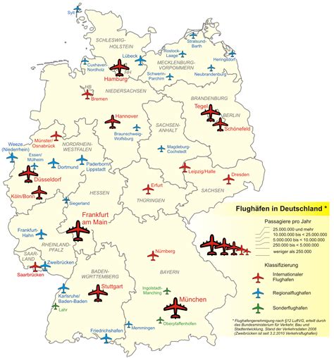 International Airports In Germany Map Map