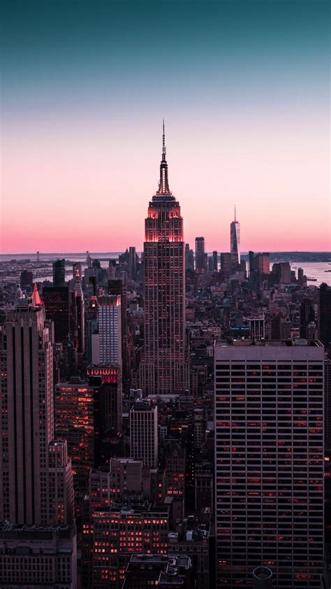 New York City Sunset Wallpapers Top Free New York City Sunset