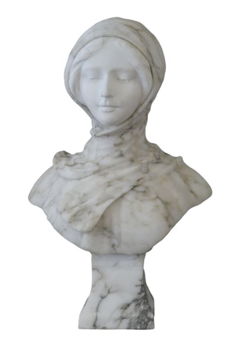 19th Century French Marble Bust Of A Girl Barnebys