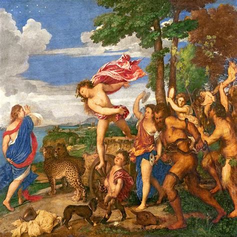 Bacchus And Ariadne 1520 23 Canvas Print By Titian Icanvas
