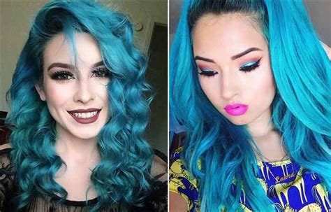 Best Turquoise Hair Color Dye Permanent Blue Dark How