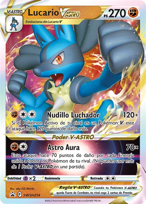 Colección Premium Lucario V Astro Español Pokémon Tcg Onlycards