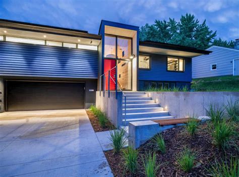Split Level Midcentury Home Gets Updated Into Spectacular Sanctuary