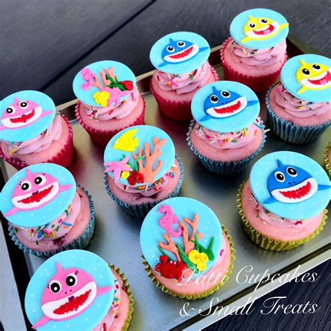 Baby Shark Patti Cupcakes Treats Desserts Food Sweet Like Candy