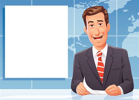 News Anchor Illustrations Royalty Free Vector Graphics And Clip Art Istock