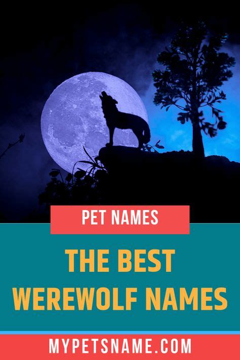 11 Werewolf Names Ideas Werewolf Name Werewolf Names