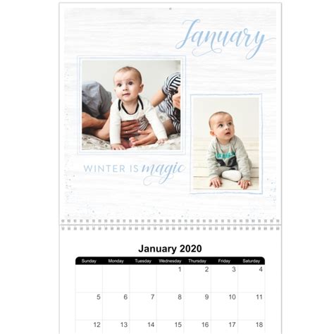 2021 Calendar Year 8x11 Month Calendar Printable